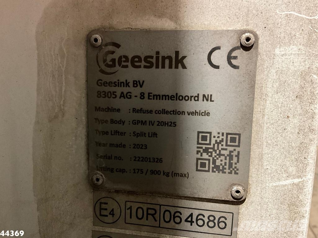 DAF FAG XD 340 Euro 6 Geesink 20m³ 폐기물 수거 트럭