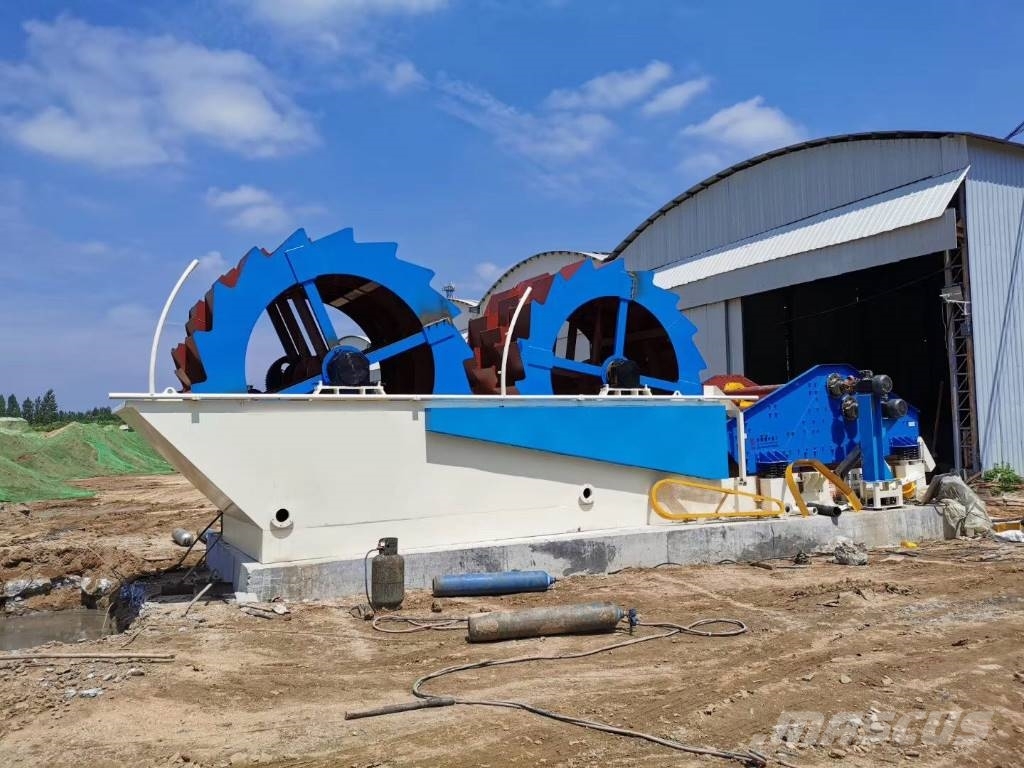 Kinglink KL26-55 big capacity sand washing plant قطع غيار المخلفات / إعادة التدوير والمحاجر