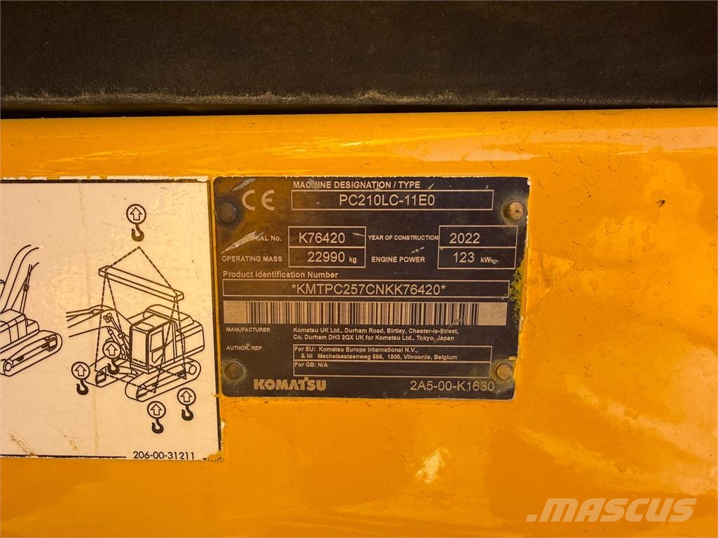 Komatsu PC210 LC-11 Excavadoras sobre orugas