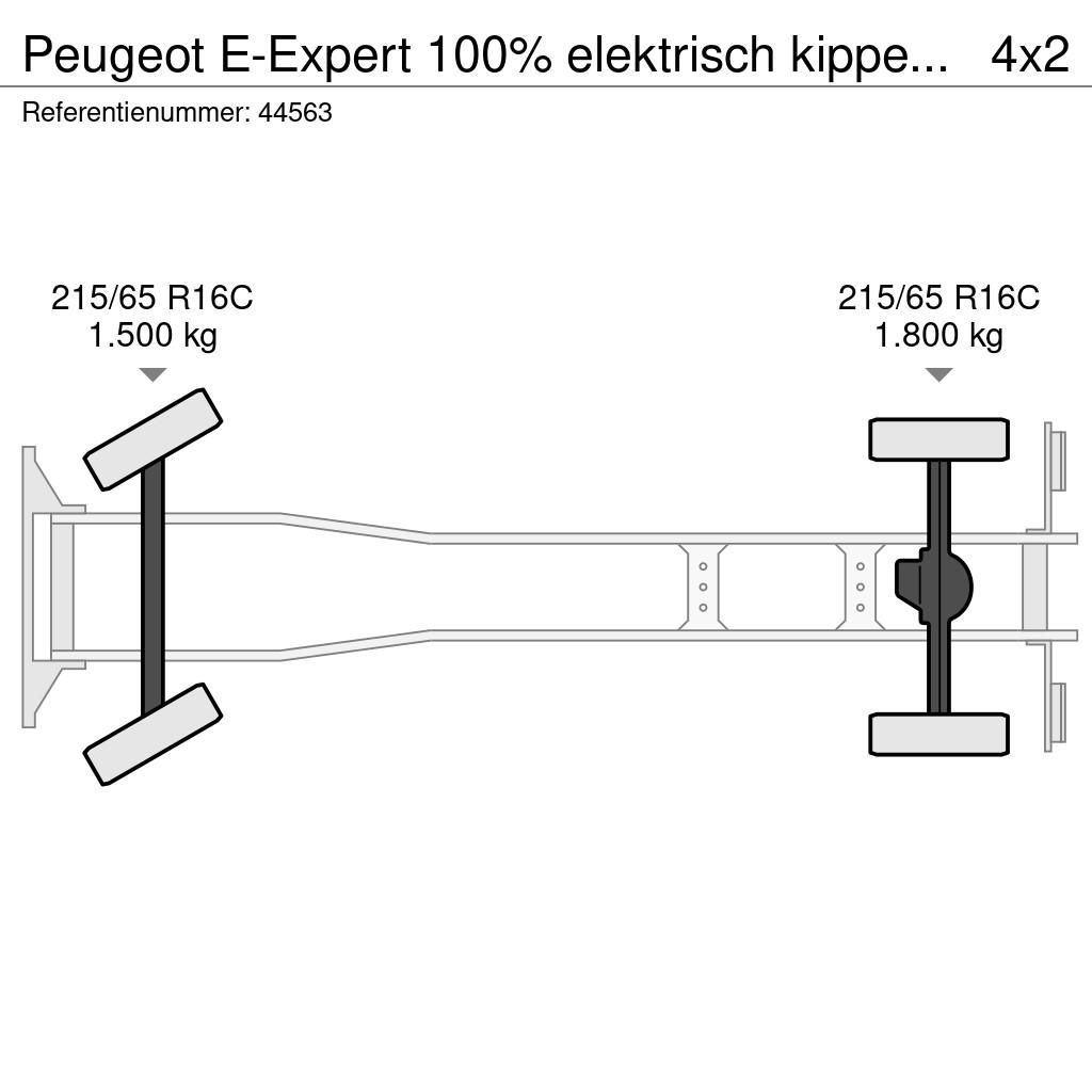 Peugeot E-Expert 100% elektrisch kippende zijlader Müllwagen