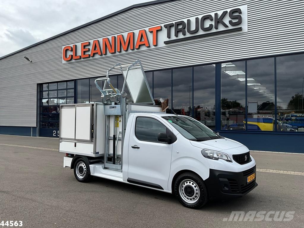 Peugeot E-Expert 100% elektrisch kippende zijlader Müllwagen
