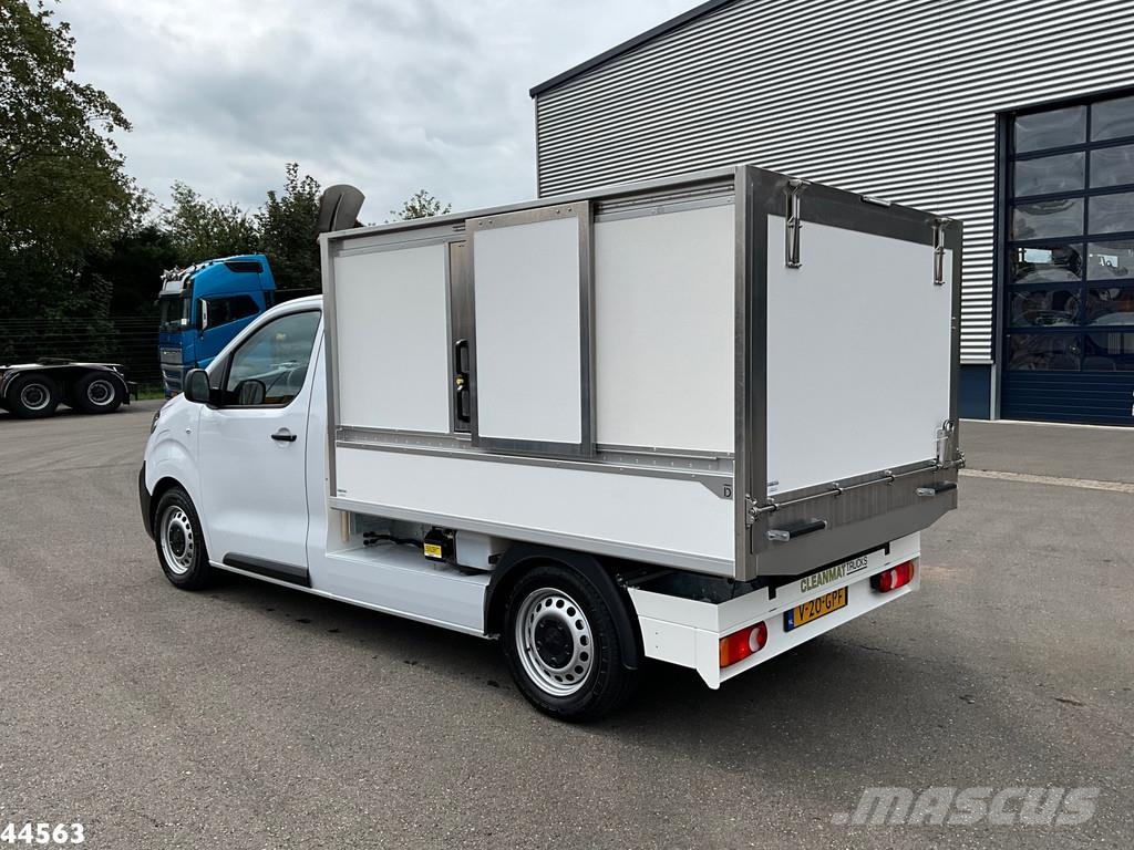 Peugeot E-Expert 100% elektrisch kippende zijlader Müllwagen