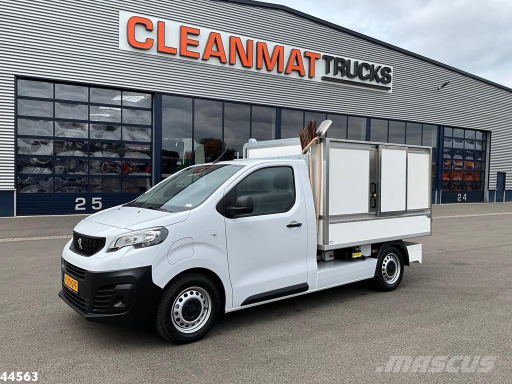 Peugeot E-Expert 100% elektrisch kippende zijlader Müllwagen