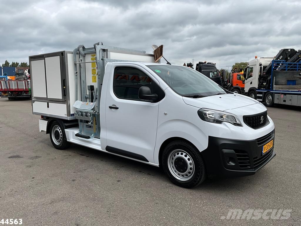 Peugeot E-Expert 100% elektrisch kippende zijlader Müllwagen