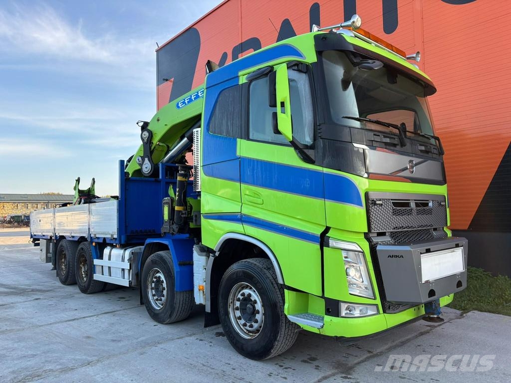 Volvo FH540 8x4/4 + Effer 955 8S 2017 CRANE DAMAGED / Ef Kranbil