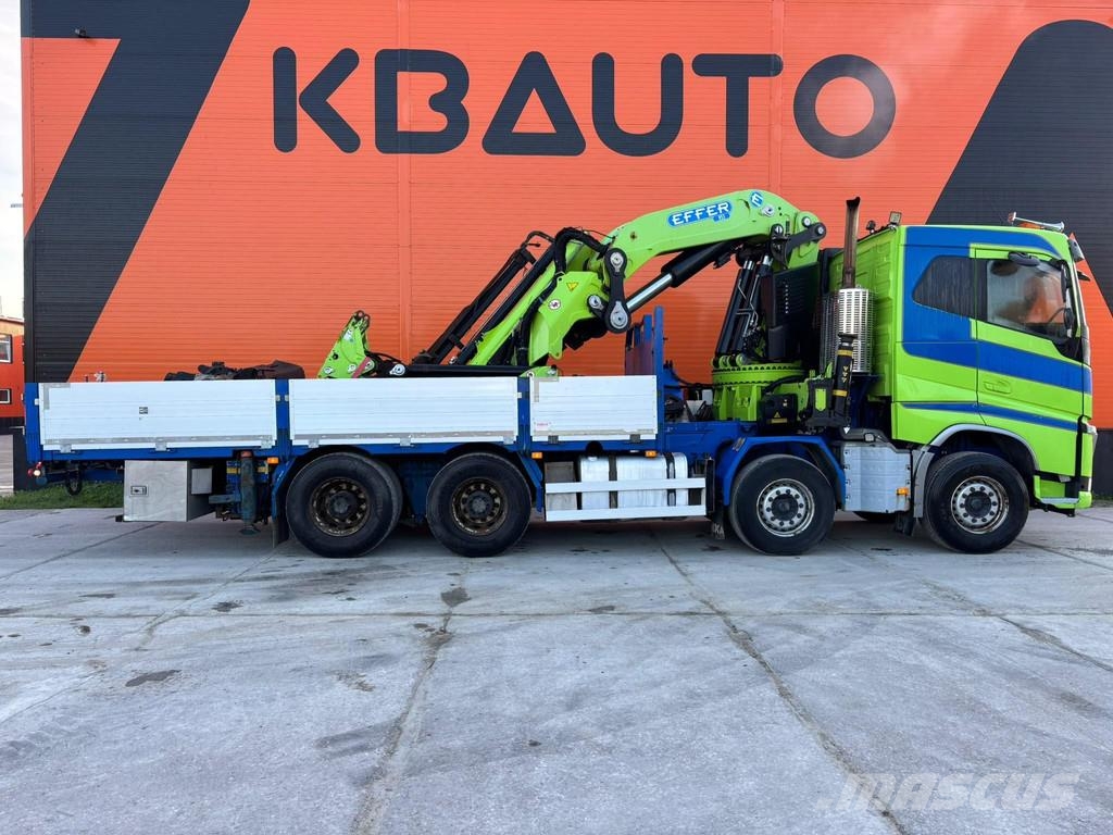 Volvo FH540 8x4/4 + Effer 955 8S 2017 CRANE DAMAGED / Ef Kamioni sa kranom