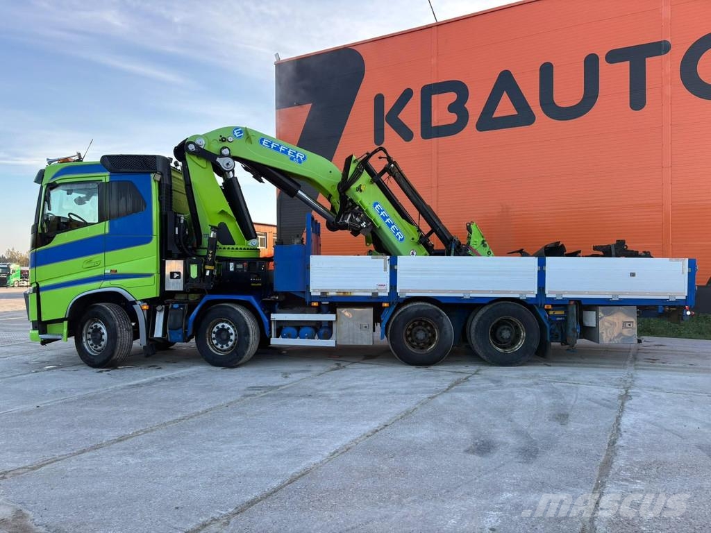 Volvo FH540 8x4/4 + Effer 955 8S 2017 CRANE DAMAGED / Ef Kamioni sa kranom