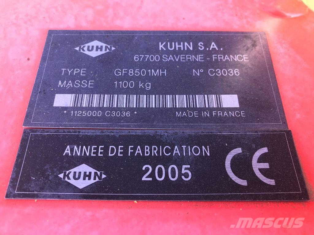 Kuhn GF 8501 MH DESTOCKAGE مكابس وميبسات التبن