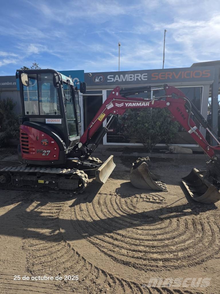 Yanmar Vio 27-6 Мини екскаватори < 7 т