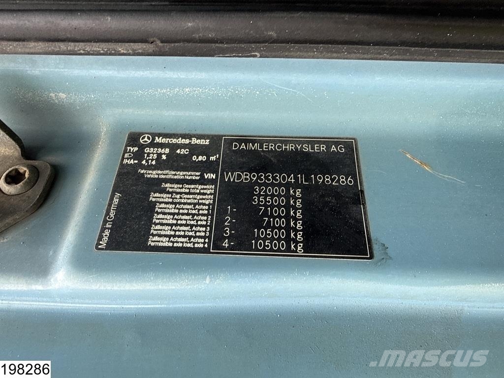 Mercedes-Benz Actros 3236 8x4, EPS, Steel suspension, Liebherr 混凝土搅拌车