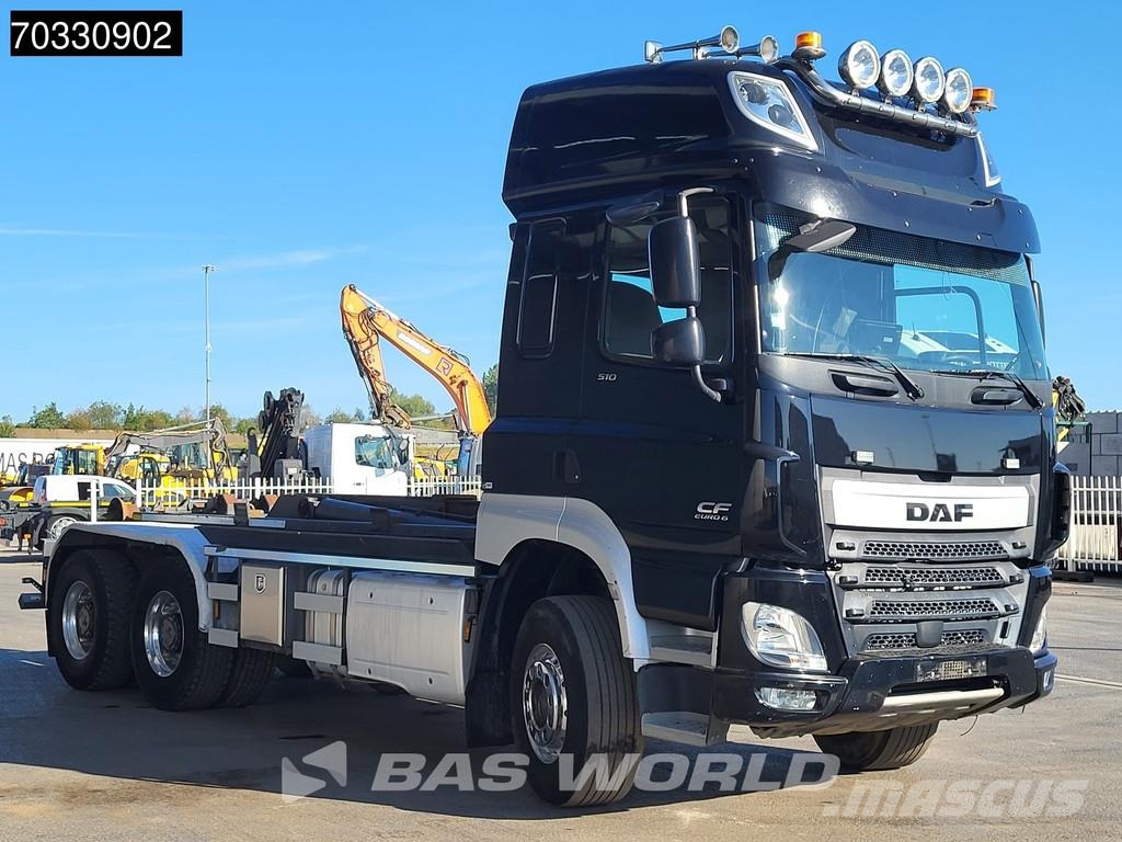 DAF CF 510 CF 6X4 20tons hooklift Steelsuspension Big- Hákový nosič kontejnerů