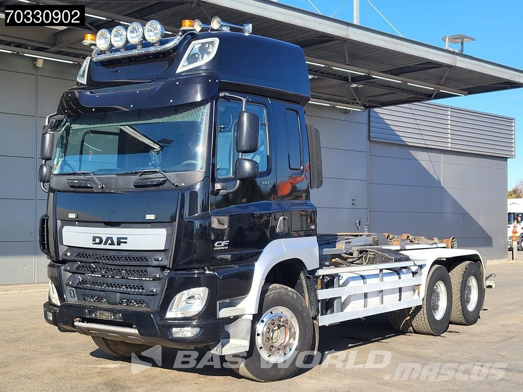 DAF CF 510 CF 6X4 20tons hooklift Steelsuspension Big- Hákový nosič kontejnerů