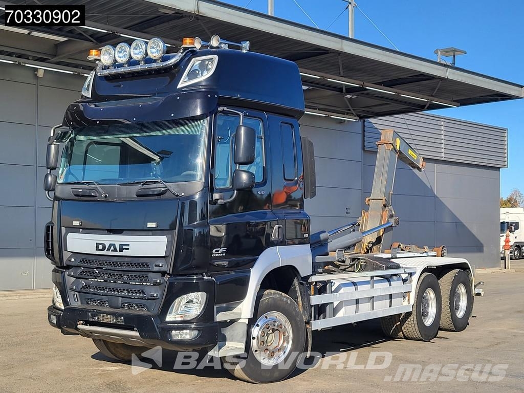 DAF CF 510 CF 6X4 20tons hooklift Steelsuspension Big- Hákový nosič kontejnerů
