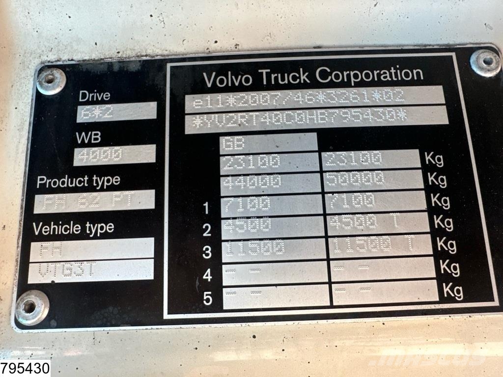 Volvo FH 500 EURO 6, 6x2, PTO, RHD Тягачі