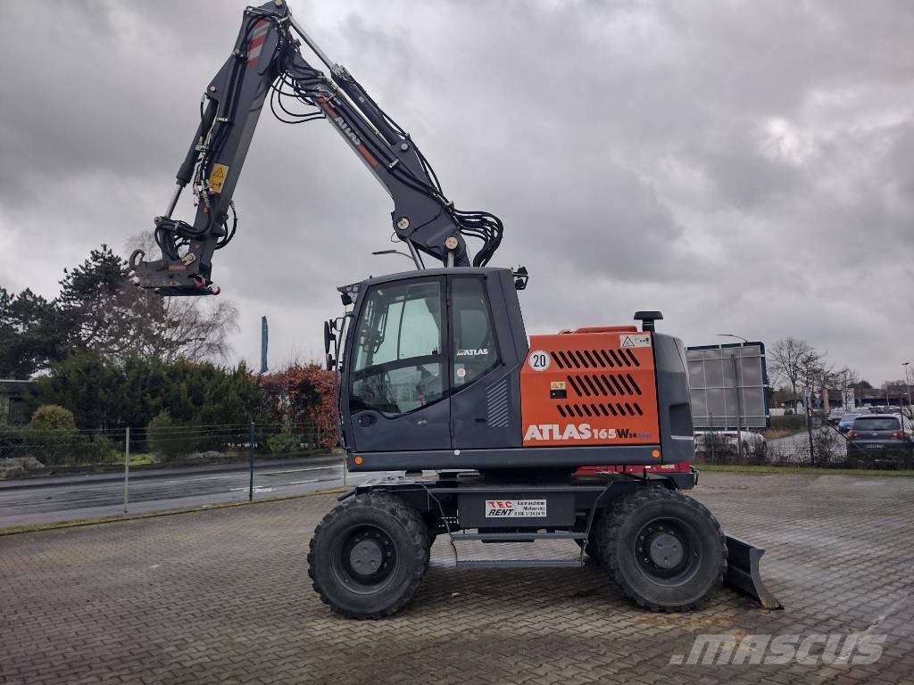 Atlas 165WSR Kurzheck 1.690mm Heckschwenkradius Колісні екскаватори