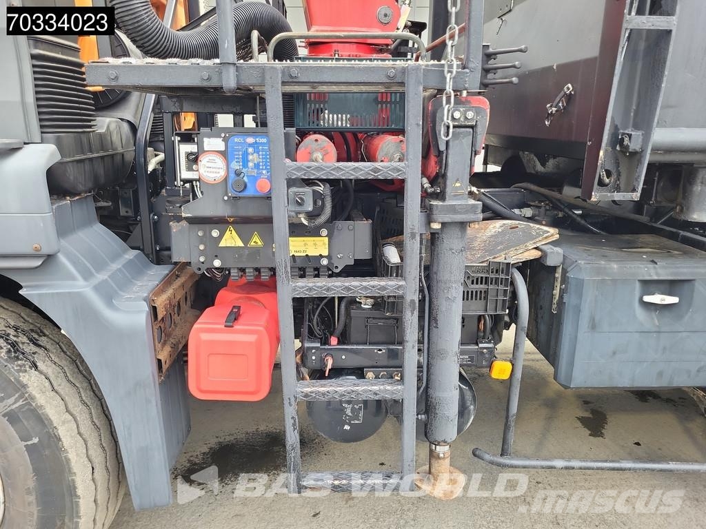MAN TGA 33.360 TGA 6X4 HMF 1643 Z2 Crane 10m3 3-way ti Kiperi kamioni