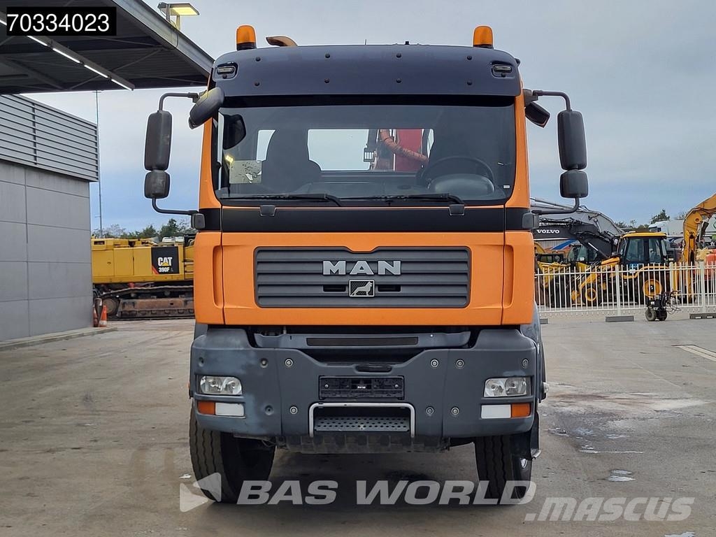 MAN TGA 33.360 TGA 6X4 HMF 1643 Z2 Crane 10m3 3-way ti Kiperi kamioni