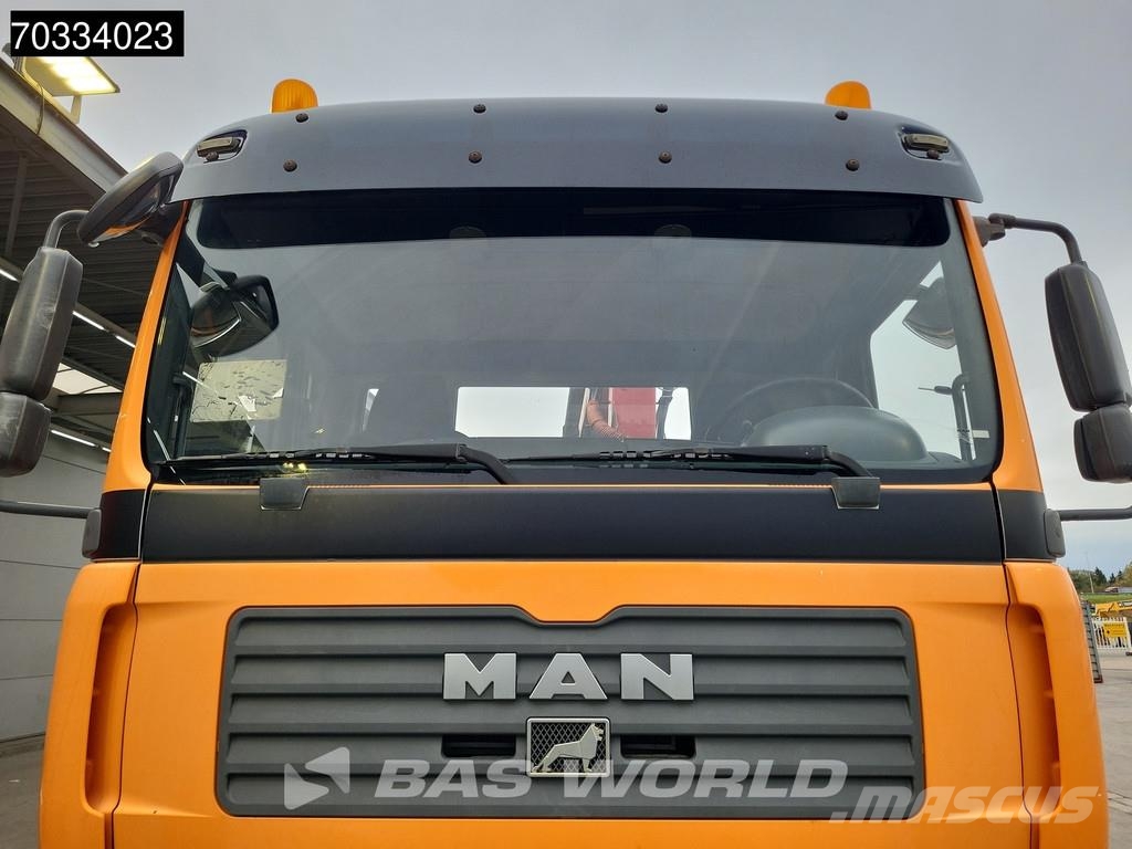 MAN TGA 33.360 TGA 6X4 HMF 1643 Z2 Crane 10m3 3-way ti Kiperi kamioni
