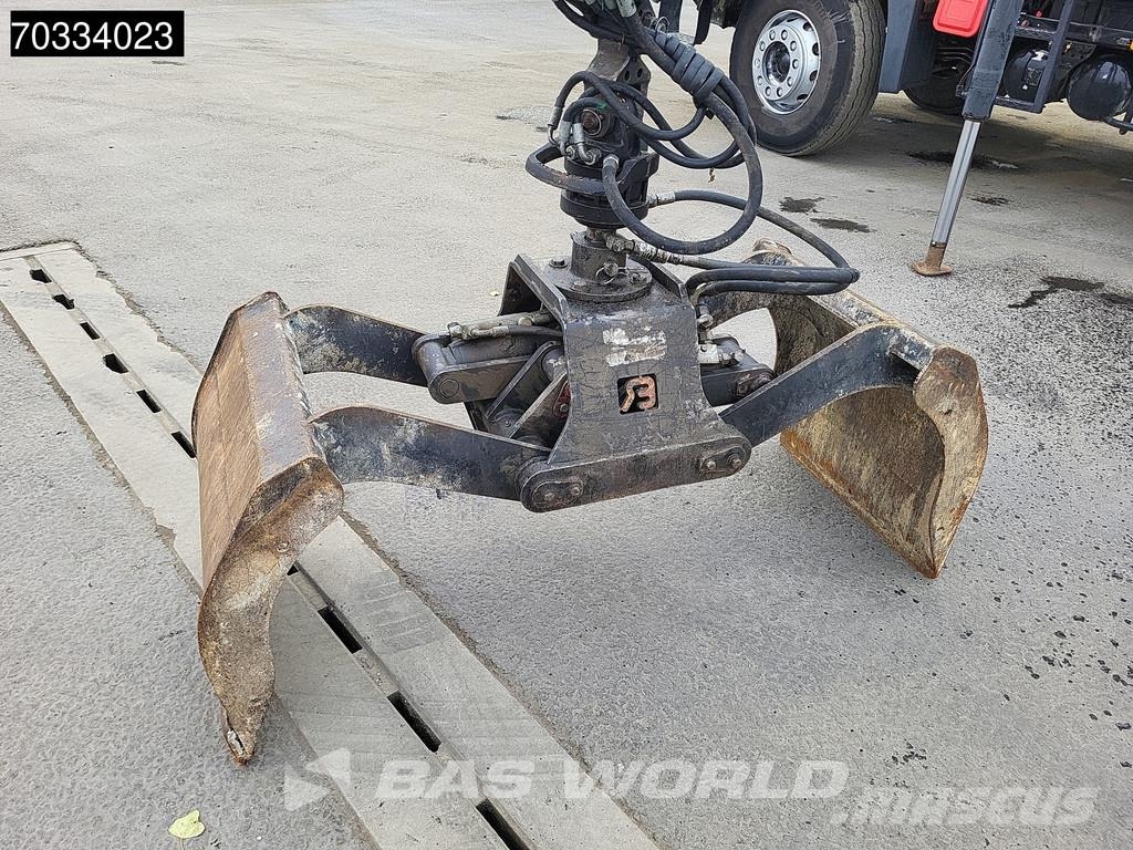 MAN TGA 33.360 TGA 6X4 HMF 1643 Z2 Crane 10m3 3-way ti Kiperi kamioni