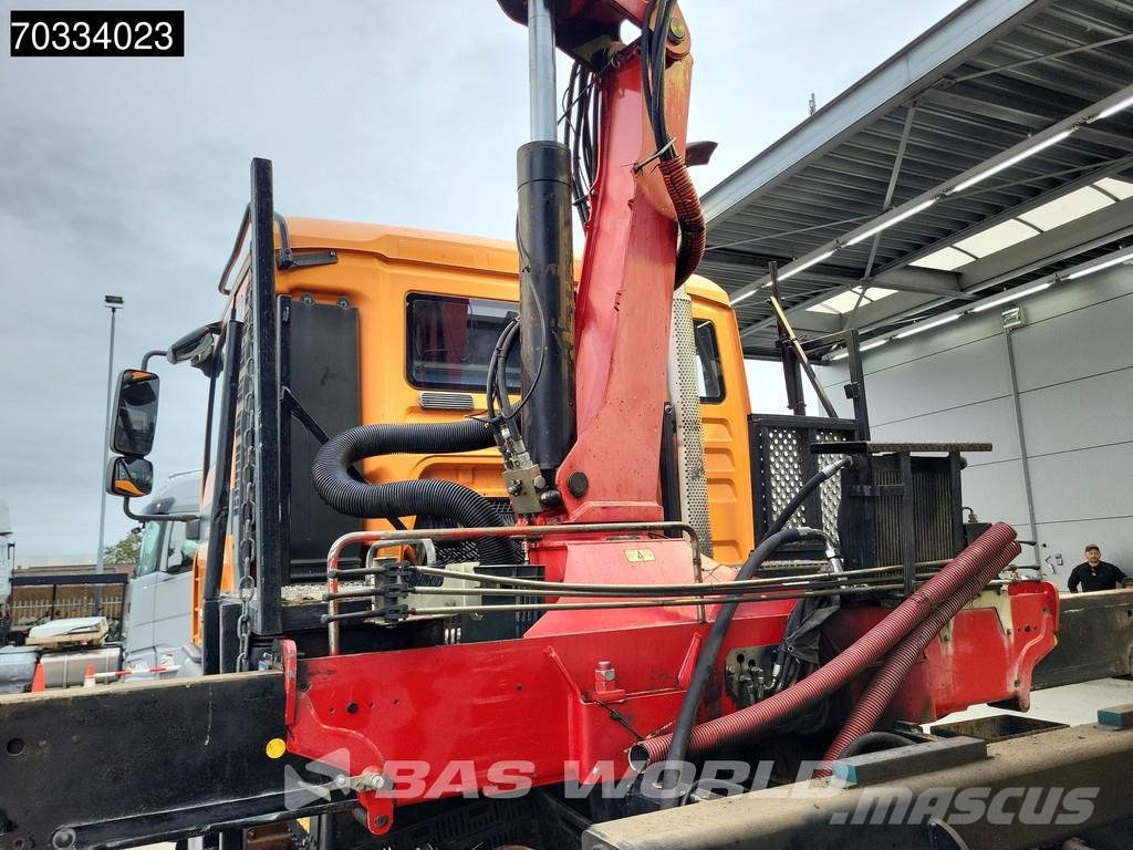 MAN TGA 33.360 TGA 6X4 HMF 1643 Z2 Crane 10m3 3-way ti Kiperi kamioni
