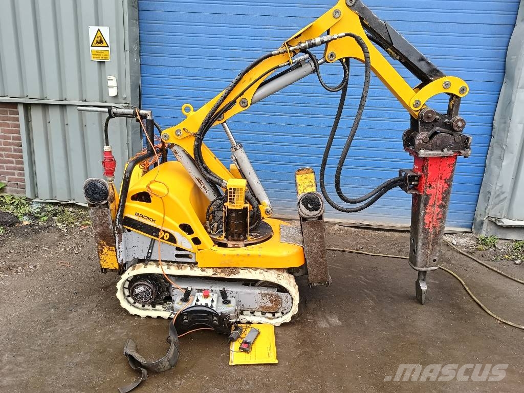 Brokk 90 husqvarna robot remote excavator digger Abrissbagger