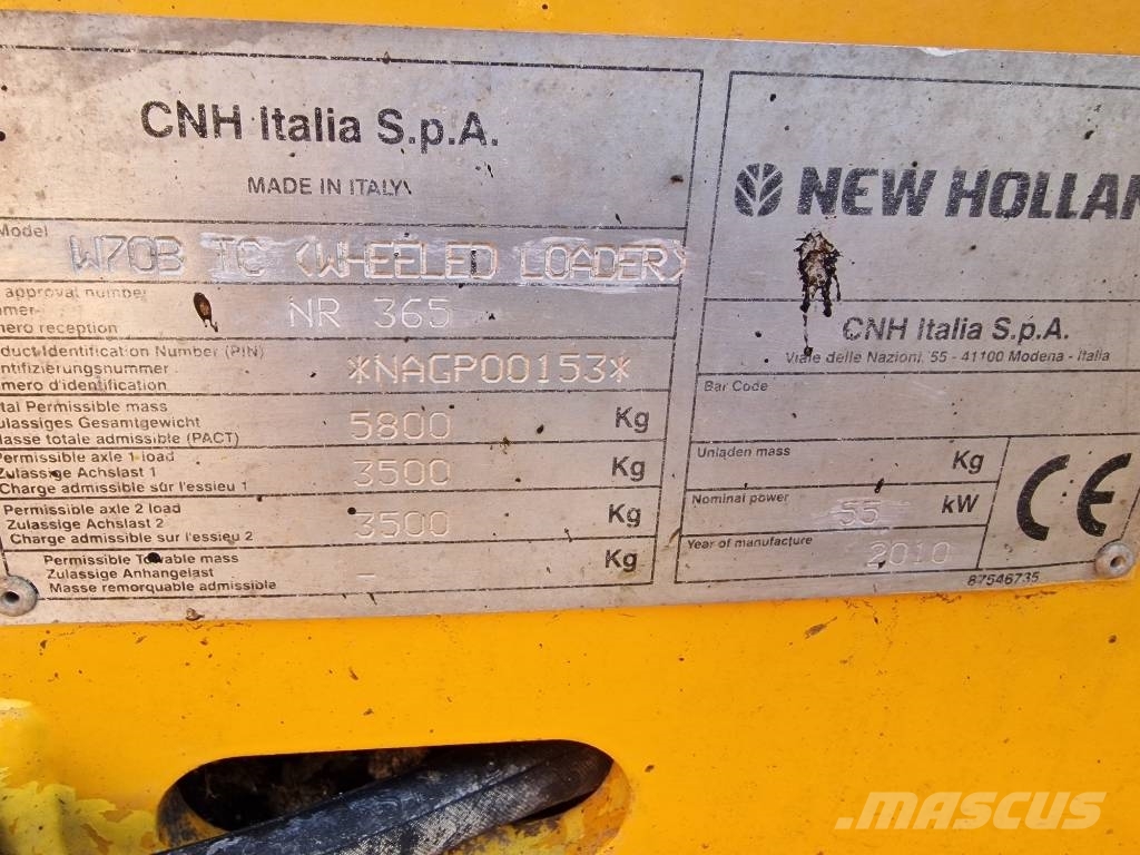 New Holland W 70 TC Chargeuse sur pneus