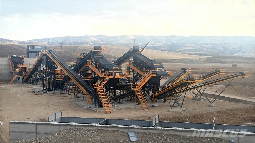 Fabo Concasseur, crible et laveuse 200-350 t/h Komplett üzemek
