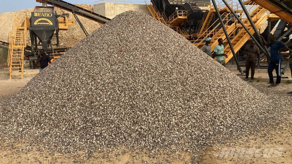 Fabo Concasseur, crible et laveuse 200-350 t/h Komplett üzemek