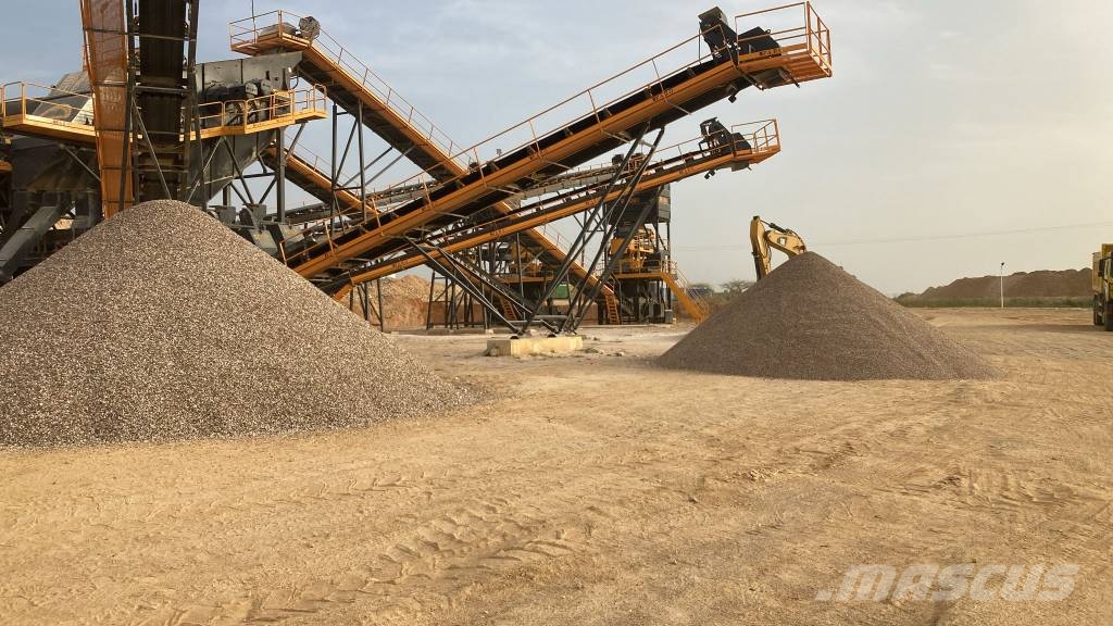 Fabo Concasseur, crible et laveuse 200-350 t/h Komplett üzemek