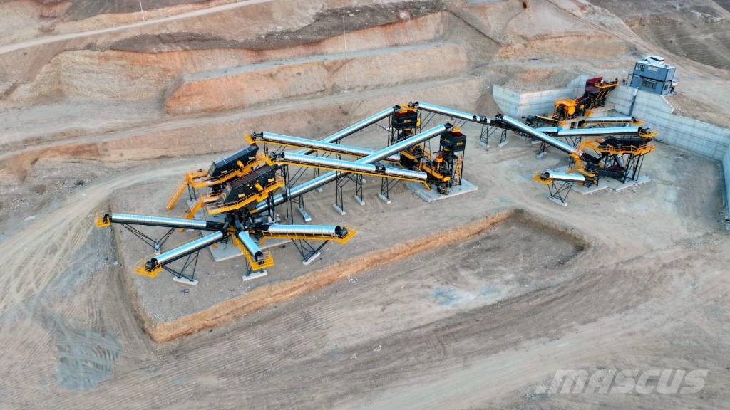 Fabo Concasseur, crible et laveuse 200-350 t/h Komplett üzemek