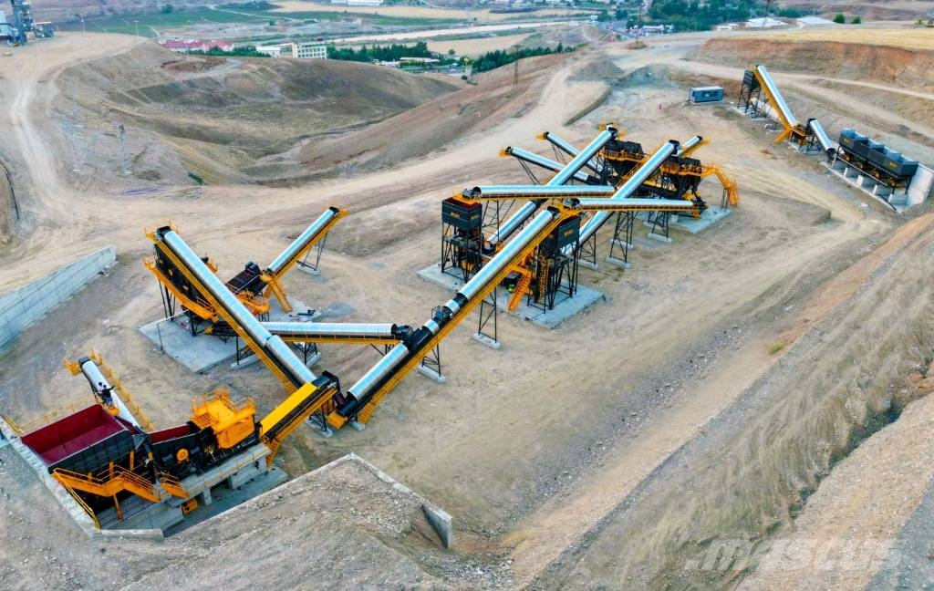 Fabo Concasseur, crible et laveuse 200-350 t/h Komplett üzemek