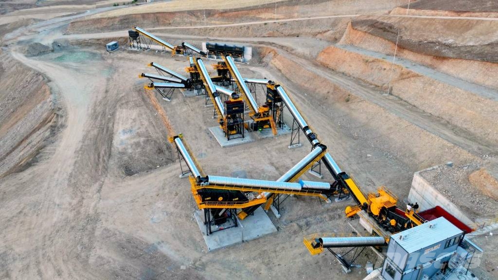 Fabo Concasseur, crible et laveuse 200-350 t/h Komplett üzemek