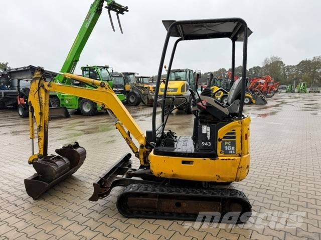 Komatsu PC 16 R-3 Mini bagri <7t