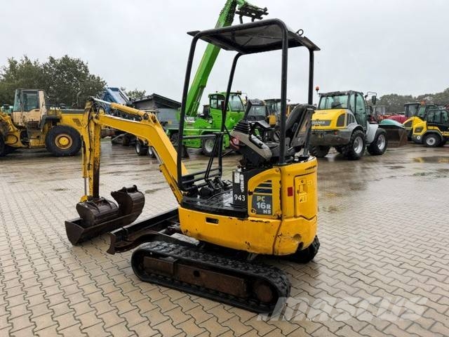 Komatsu PC 16 R-3 Mini bagri <7t