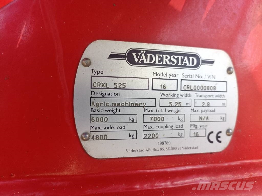 Väderstad CarrierXL525 Disc harrows