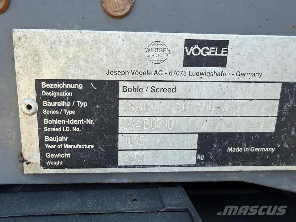 Vögele Super 1800-3i Asfaltni finišeri