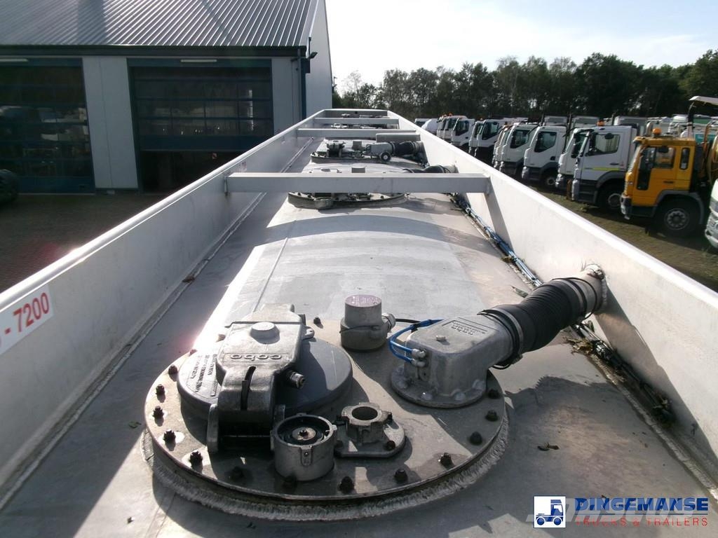 Cobo Fuel tank alu 44.7 m3 / 6 comp + pump Cisternos puspriekabės