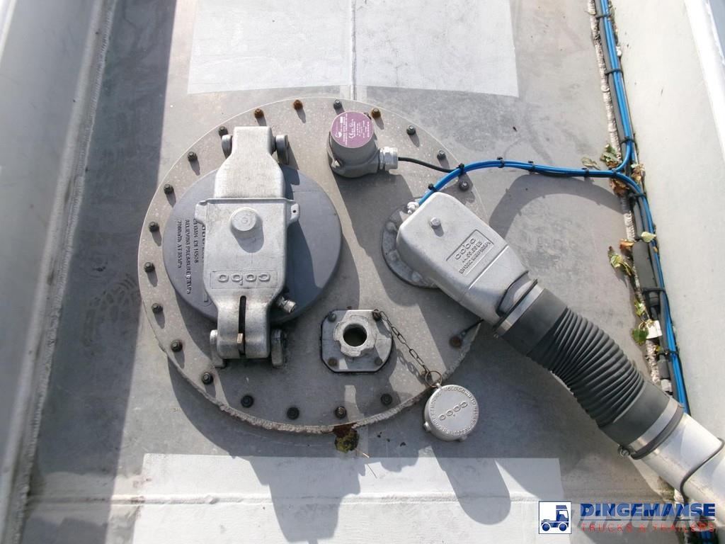 Cobo Fuel tank alu 44.7 m3 / 6 comp + pump Cisternos puspriekabės