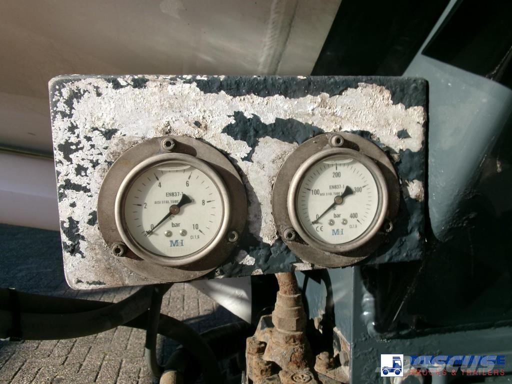 Cobo Fuel tank alu 44.7 m3 / 6 comp + pump Cisternos puspriekabės