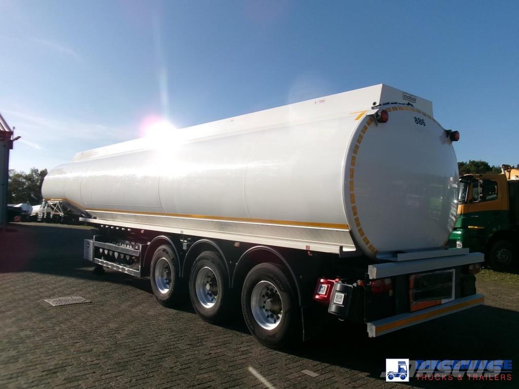 Cobo Fuel tank alu 44.7 m3 / 6 comp + pump Cisternos puspriekabės