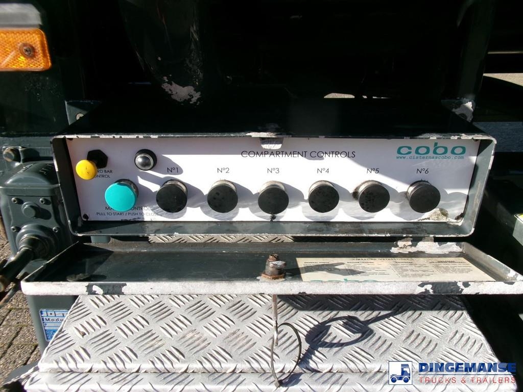 Cobo Fuel tank alu 44.7 m3 / 6 comp + pump Cisternos puspriekabės