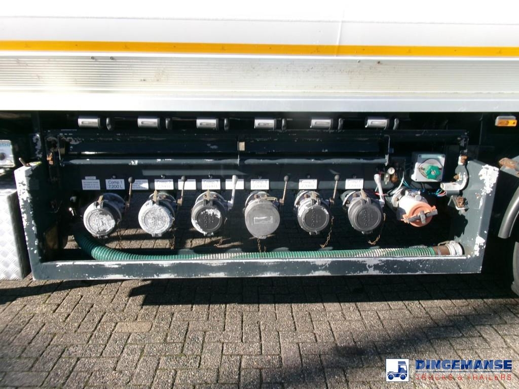 Cobo Fuel tank alu 44.7 m3 / 6 comp + pump Cisternos puspriekabės