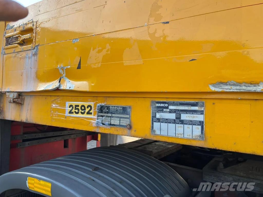 Goldhofer STZ-L5-54 Lowbed with Ramps 5 Axle 4 Steerin Axle Low loader-semi-trailers