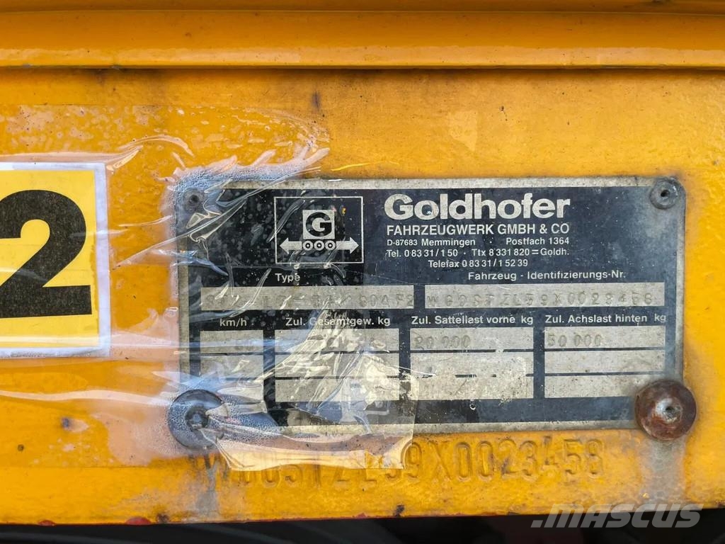 Goldhofer STZ-L5-54 Lowbed with Ramps 5 Axle 4 Steerin Axle Low loader-semi-trailers