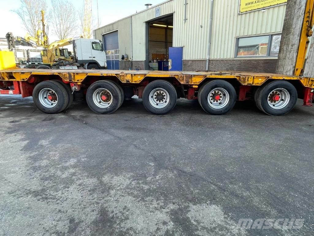 Goldhofer STZ-L5-54 Lowbed with Ramps 5 Axle 4 Steerin Axle Low loader-semi-trailers