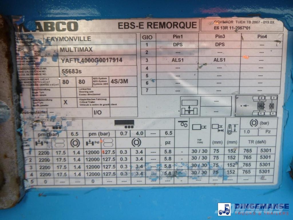 Faymonville 4-axle semi-lowbed trailer ext. 73 t + ramps Zemie treileri