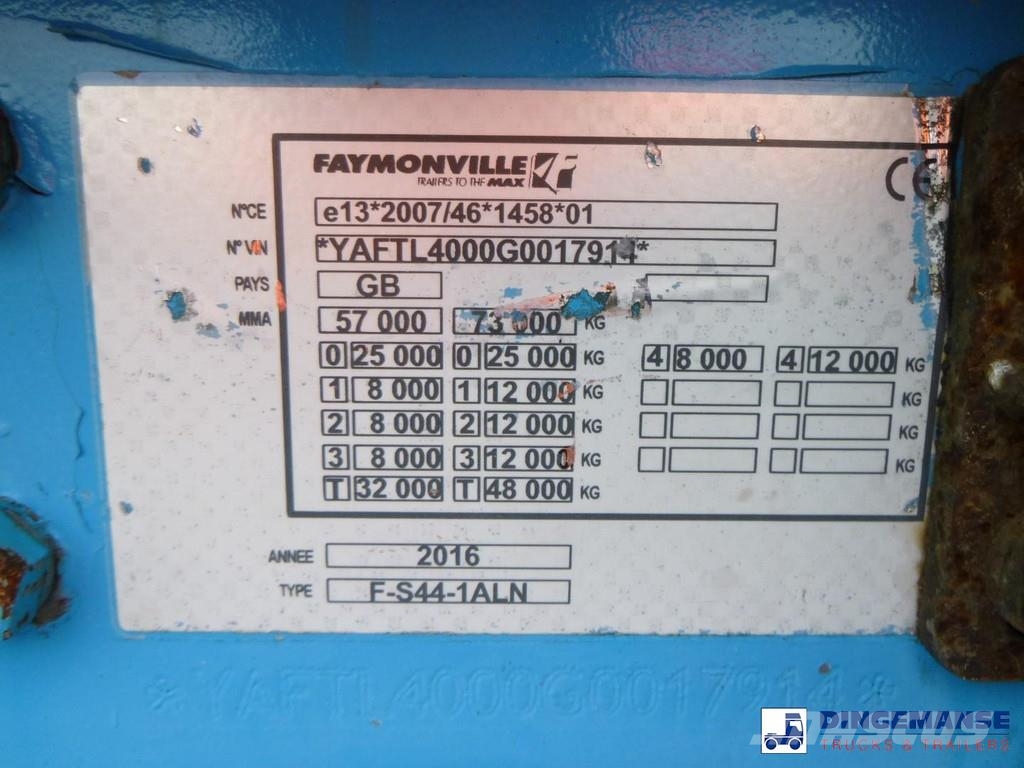 Faymonville 4-axle semi-lowbed trailer ext. 73 t + ramps Zemie treileri