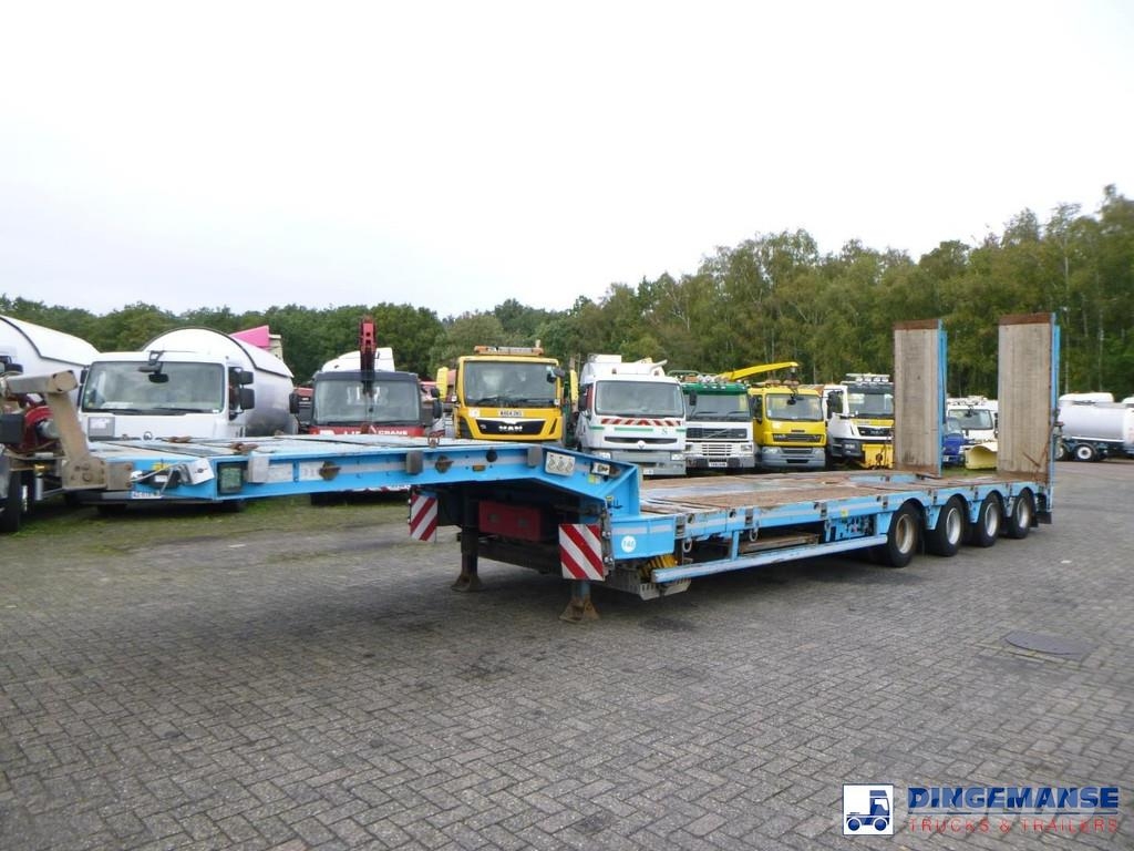 Faymonville 4-axle semi-lowbed trailer ext. 73 t + ramps Zemie treileri
