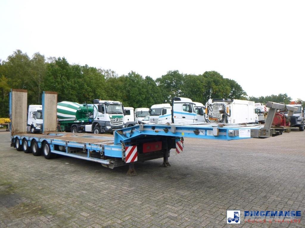 Faymonville 4-axle semi-lowbed trailer ext. 73 t + ramps Zemie treileri