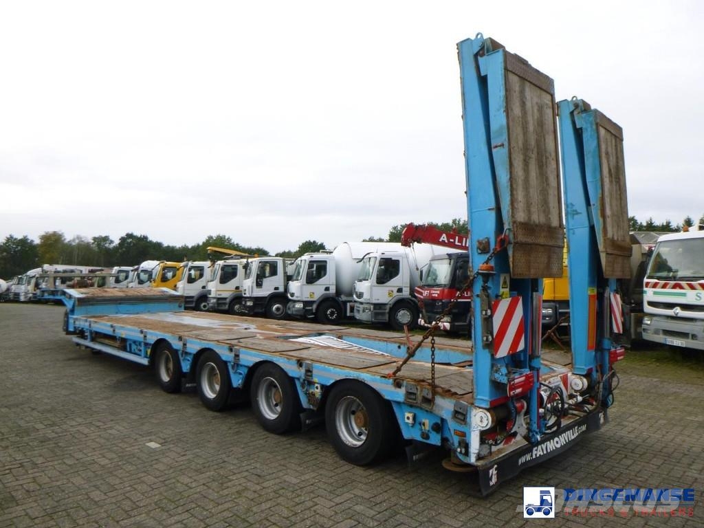 Faymonville 4-axle semi-lowbed trailer ext. 73 t + ramps Semirremolques de góndola rebajada